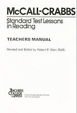 McCall-Crabbs Standard Test Lessons in Reading, Teachers Manual/Answer Key