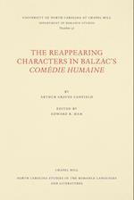 The Reappearing Characters in Balzac's Comédie Humaine