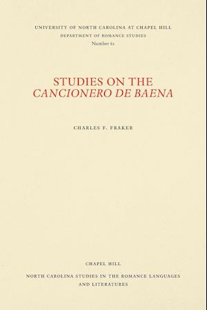 Studies on the Cancionero de Baena