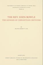 The Rev. John Bowle