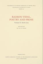 Raimon Vidal, Poetry and Prose