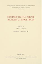 Studies in Honor of Alfred G. Engstrom