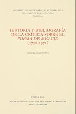 Historia y bibliografía de la crítica sobre el Poema de mío Cid (1750-1971)