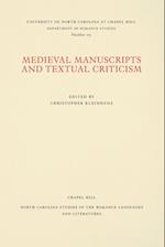 Medieval Manuscripts and Textual Criticism