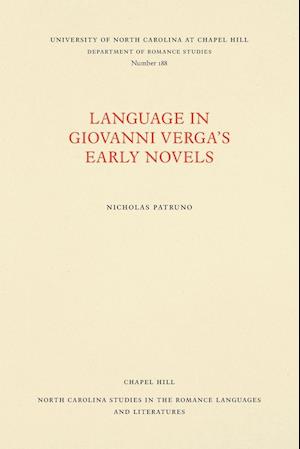 Language in Giovanni Verga's Early Novels