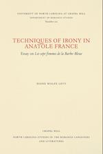 Techniques of Irony in Anatole France