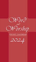 Word and Worship Pocket Calendar 2024 (T)