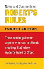 Slaughter, J:  Notes and Comments on Robert's Rules, Fourth