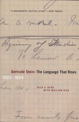 Dydo, U:  Gertrude Stein