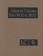 Literature Criticism from 1400 to 1800