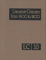 Literature Criticism from 1400 to 1800