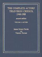 The Complete Actors' Television Credits, 1948-1988