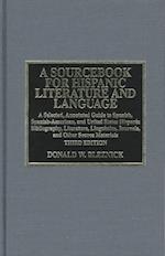 A Sourcebook for Hispanic Literature and Language