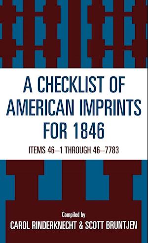 Checklist of American Imprints 1846