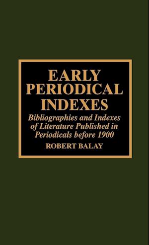 Early Periodical Indexes