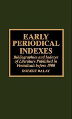 Early Periodical Indexes