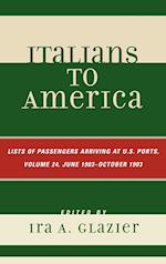 Italians to America, June 1903 - October 1903