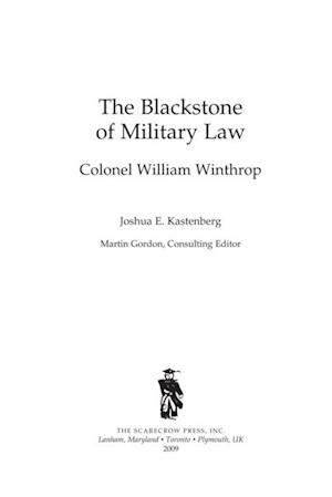 Blackstone of Military Law