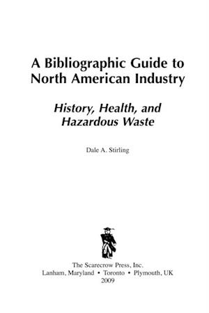 Bibliographic Guide to North American Industry