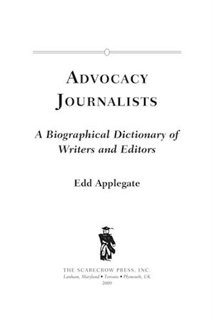 Advocacy Journalists