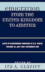 Emigration from the United Kingdom to America