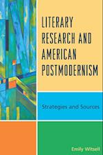 Literary Research & American Ppb