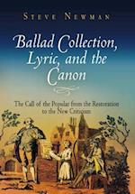 Ballad Collection, Lyric, and the Canon