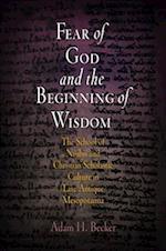 Fear of God and the Beginning of Wisdom