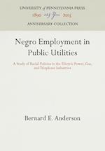 Negro Employment in Public Utilities