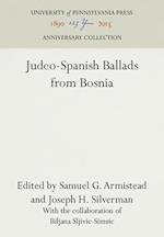 Judeo-Spanish Ballads from Bosnia