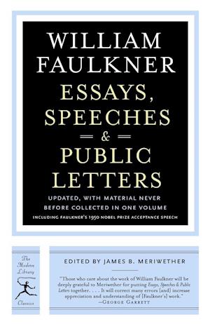 Essays, Speeches & Public Letters