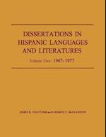 Dissertations in Hispanic Languages and Literatures