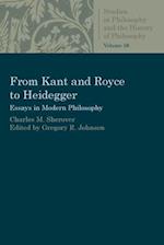 Sherover, C:  From Kant and Royce to Heidegger