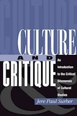 Culture And Critique