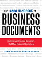 AMA Handbook of Business Documents