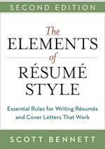 Elements of Resume Style