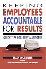 Keeping Employees Accountable for Results