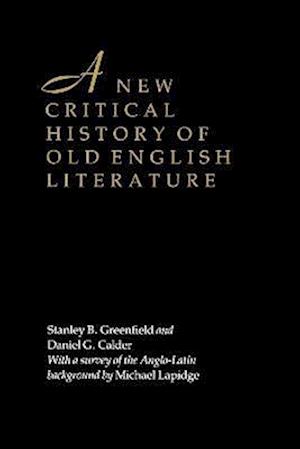 New Critical History of Old English Literature