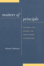 Matters of Principle