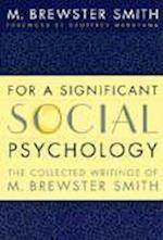 For a Significant Social Psychology