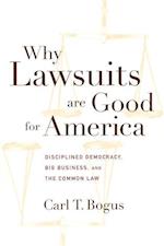 Why Lawsuits are Good for America