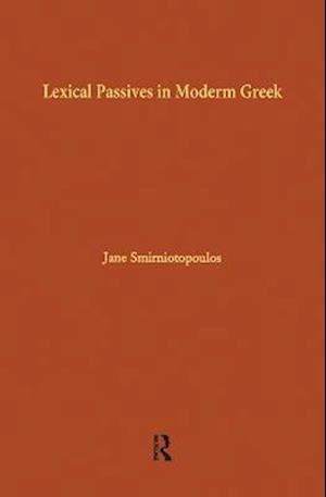 Lexical Passives in Modern Greek