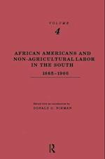 African-Americans and Non-Agricultural Labor in the South 1865-1900