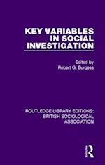 Key Variables in Social Investigation