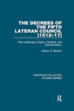 The Decrees of the Fifth Lateran Council (1512–17)