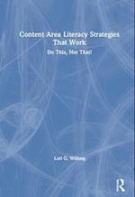 Content Area Literacy Strategies That Work