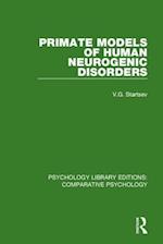 Primate Models of Human Neurogenic Disorders