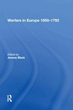 Warfare in Europe 1650?1792