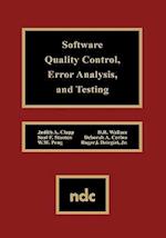 Software Quality Control, Error, Analysis