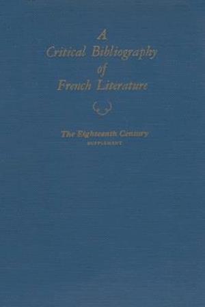 A Critical Bibliography of French Literature